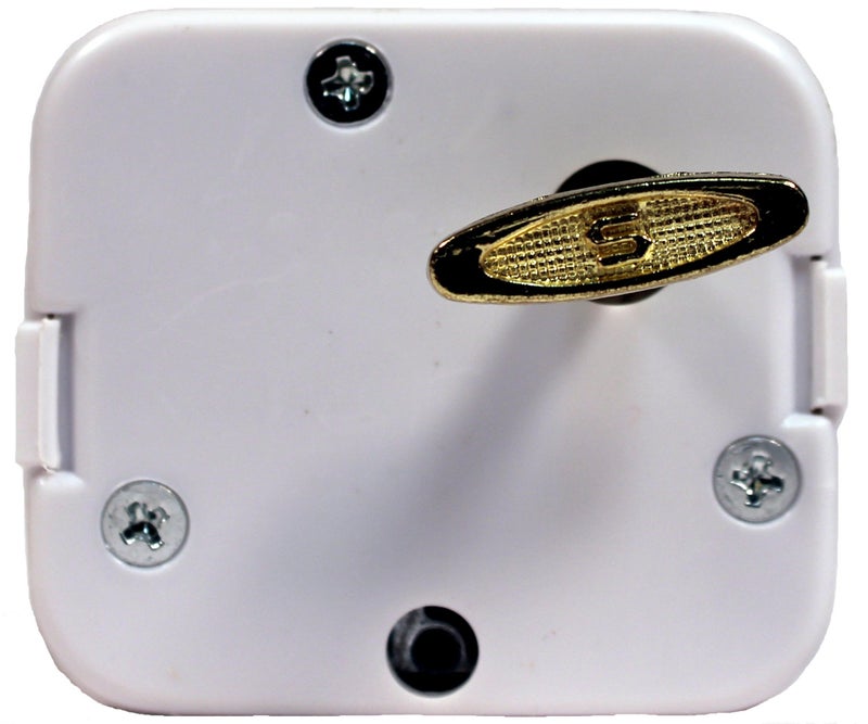 Creative Hobbies 18 Note Wind up Music Box Musical Movement with Gold Color Winding Key Plays Brahms Lullaby