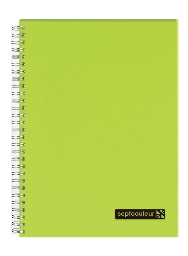 Maruman 80-Sheet Septcouleur Notebook A5 Size Green - Image 1
