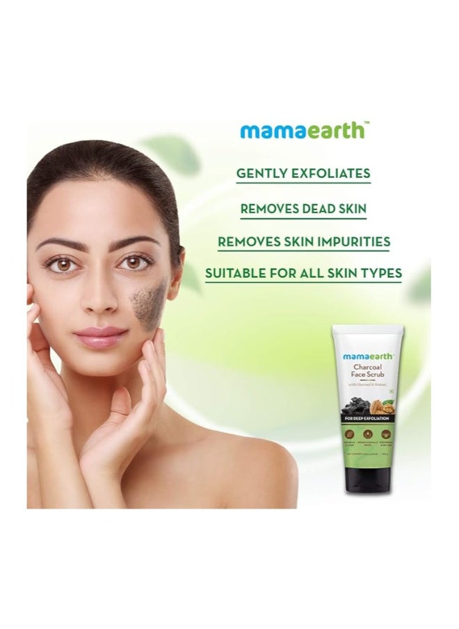 Mamaearth Charcoal Face Scrub, 100 ml  - Image 3