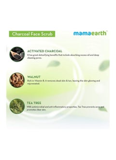 Mamaearth Charcoal Face Scrub, 100 ml  - Image 4