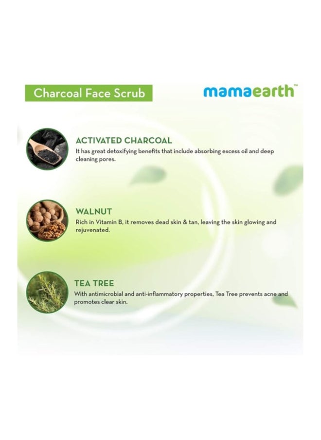 Mamaearth Charcoal Face Scrub, 100 ml  - Image 4