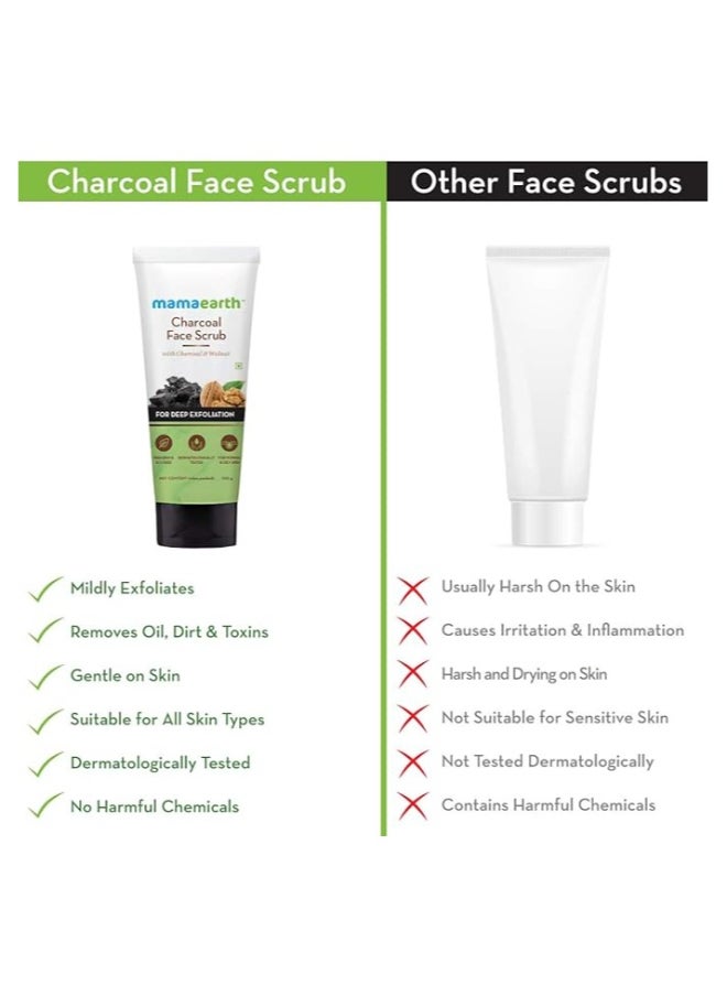 Mamaearth Charcoal Face Scrub, 100 ml  - Image 5
