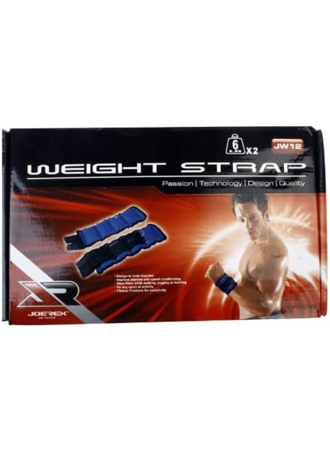 Joerex 12LB Weight Strap JW12 – Adjustable Ankle & Wrist Weights (6LB Each) for Strength Training, Running & Fitness Workouts - Image 3
