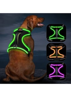 Vizbrite Vizbrite Rechargeable LED Dog Harness - No Pull, 4 Point Adjustable, Small/Medium/Large/X-Large Sizes  - Image 1