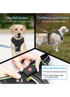 Vizbrite Vizbrite Rechargeable LED Dog Harness - No Pull, 4 Point Adjustable, Small/Medium/Large/X-Large Sizes  - Image 4
