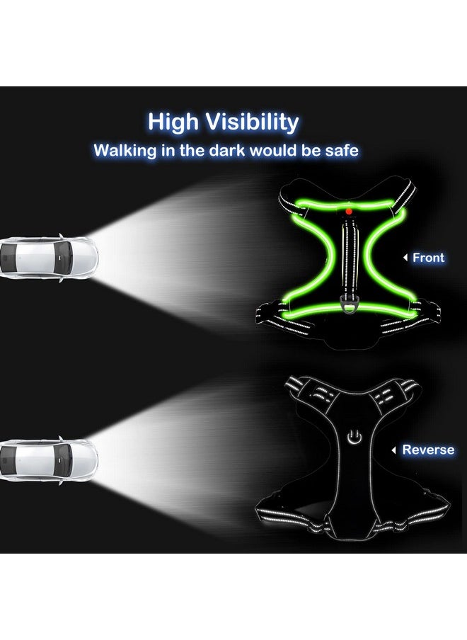 Vizbrite - Vizbrite Rechargeable LED Dog Harness - No Pull, 4 Point Adjustable, Small/Medium/Large/X-Large Sizes - Image 1