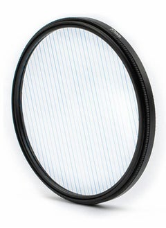 KASTWAVE 77MM Camera Len Filter, Special Film Effect Camera Len Filter Accessories, Camera Blue Brushed Film Polarizer, Widescreen Film Polarizer Len Filter, for Professional Photography Lens (Blue Brushed)  - Image 1