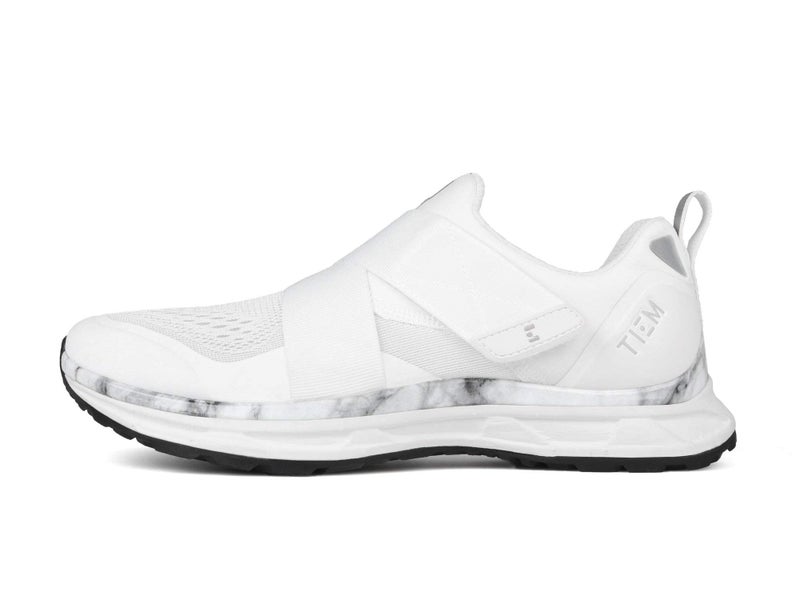 TIEM Slipstream - White Marble - Indoor Cycling Shoe, SPD Compatible (Women's Size 7) - Image 2