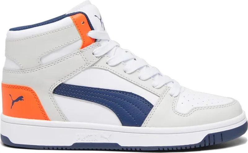 PUMA 370486 Rebound Layup Sl Jr Sports Shoes White-Blue