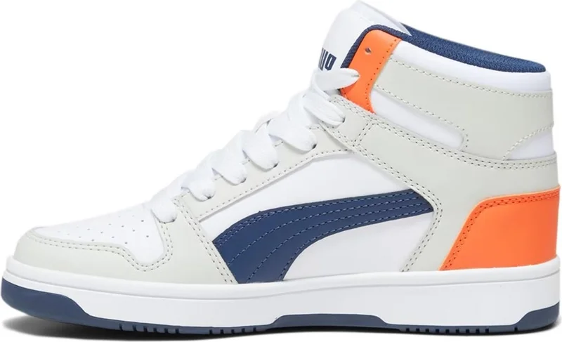 PUMA 370486 Rebound Layup Sl Jr Sports Shoes White-Blue