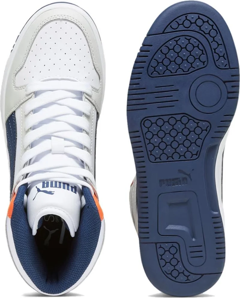 PUMA 370486 Rebound Layup Sl Jr Sports Shoes White-Blue