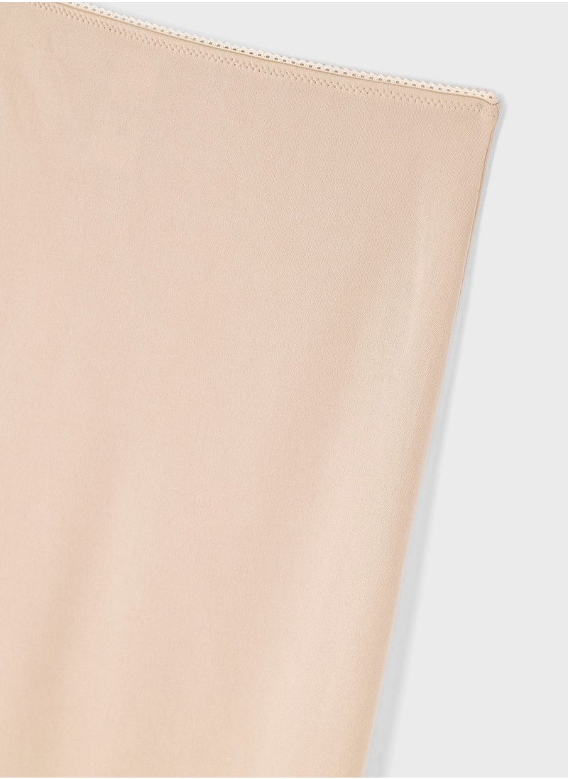 dagi - High Waist Mini Slip Skirt - Image 1