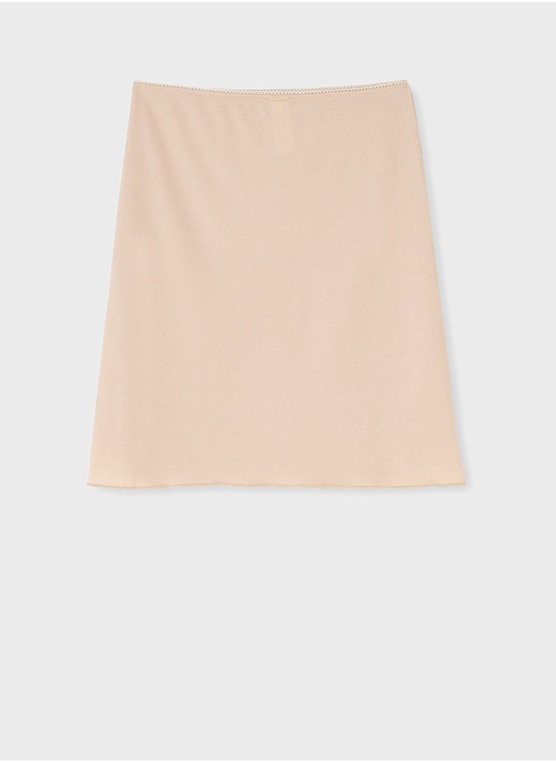 dagi - High Waist Mini Slip Skirt - Image 1