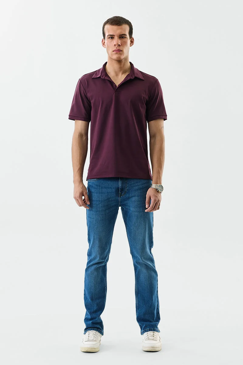 SNITCH Regular Fit Stretch Polo T-Shirt