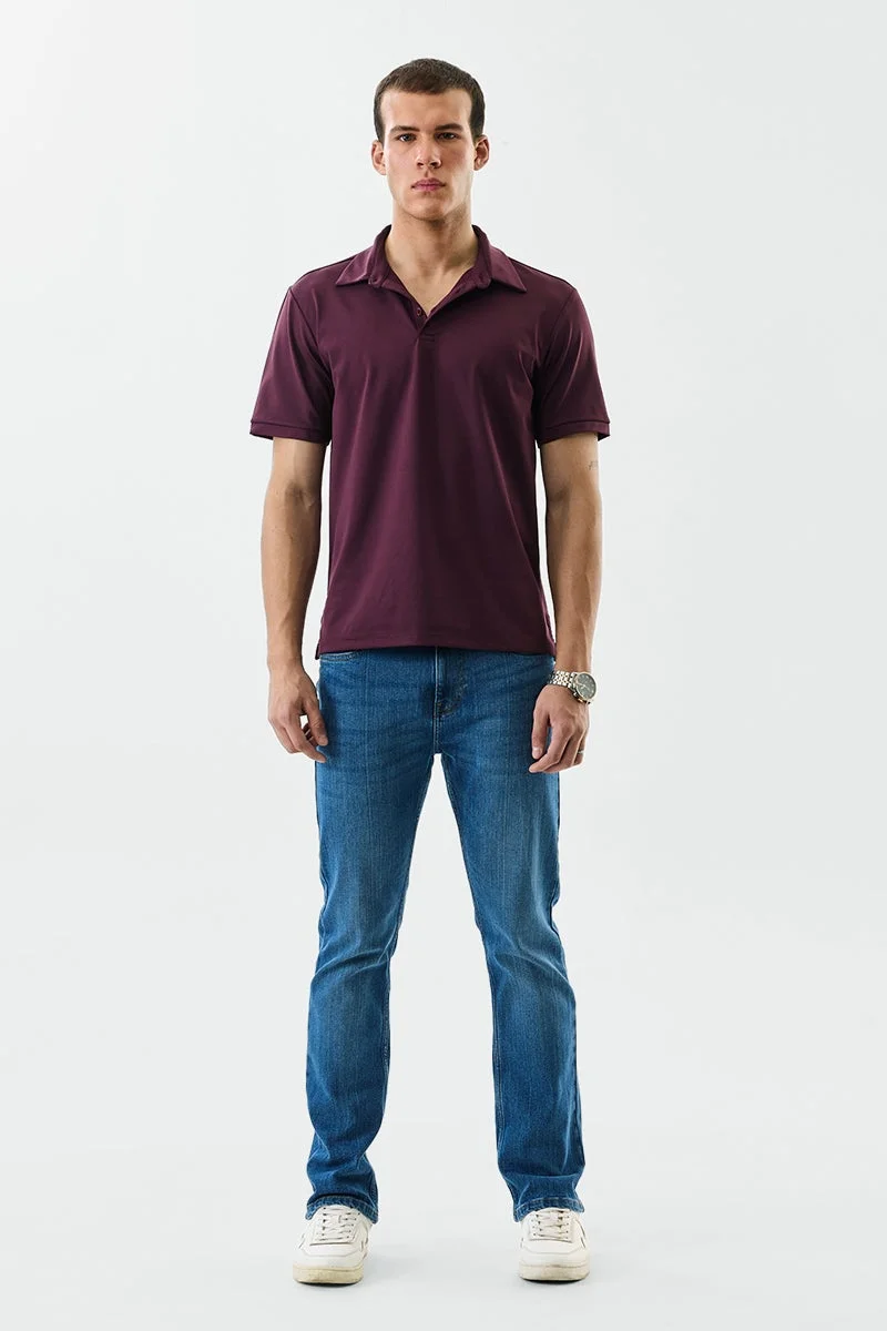 SNITCH Regular Fit Stretch Polo T-Shirt