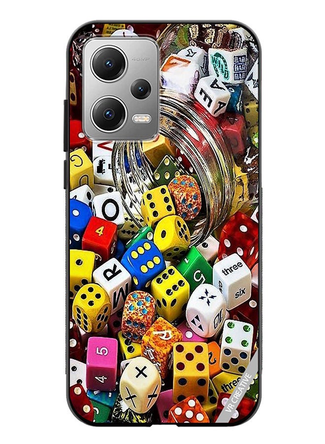 VR CREATIVE Protective Case Cover For Xiaomi Redmi Note 12 Ludo Design Multicolour - Image 1