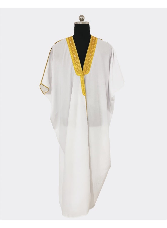 Embroidered Middle Eastern Bachelors Robe - Men's Bisht - Image 4