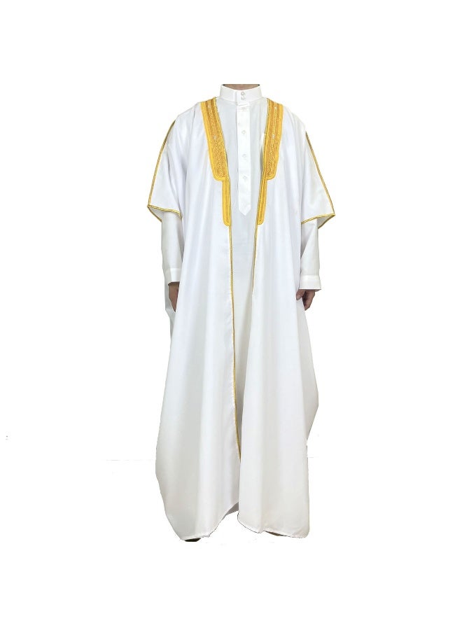 Embroidered Middle Eastern Bachelors Robe - Men's Bisht - Image 3
