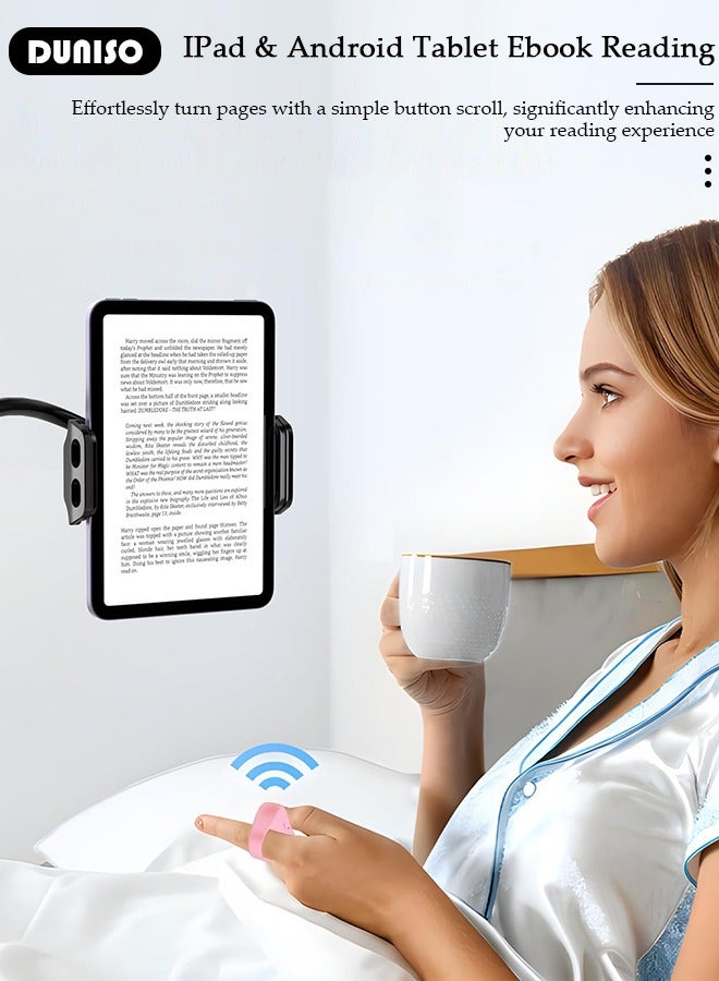 DUNISO TikTok Scroll Ring, Page Turner for iPhone iPad, Wireless Bluetooth Camera Remote Control, Suitable for TIK Tok, iPhone, iPad, Android  - Image 4