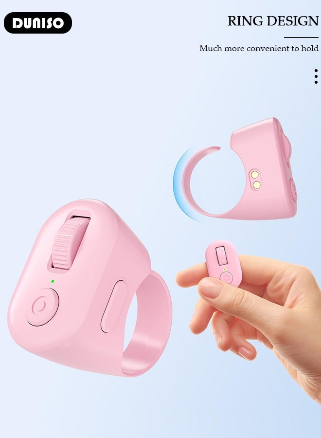 DUNISO TikTok Scroll Ring, Page Turner for iPhone iPad, Wireless Bluetooth Camera Remote Control, Suitable for TIK Tok, iPhone, iPad, Android  - Image 5