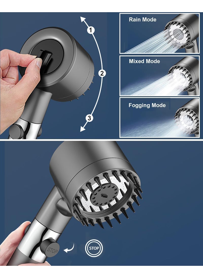 WPARHUS Filtered Shower Head with Handheld High Pressure Water Flow Shower Head 001  - Image 2