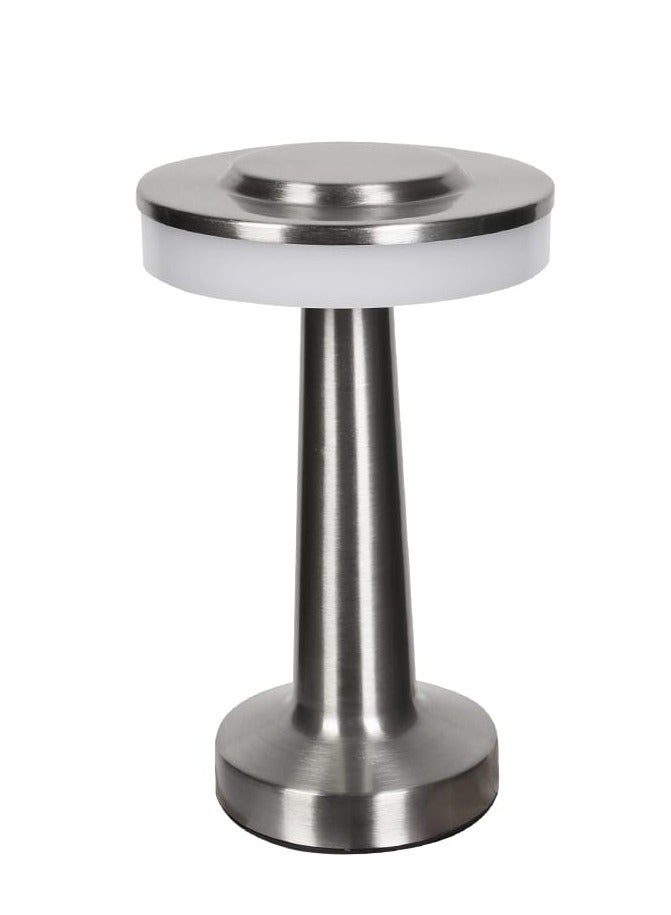 Happy Light Rechargeable aluminum table lamp with classic design - Image 4