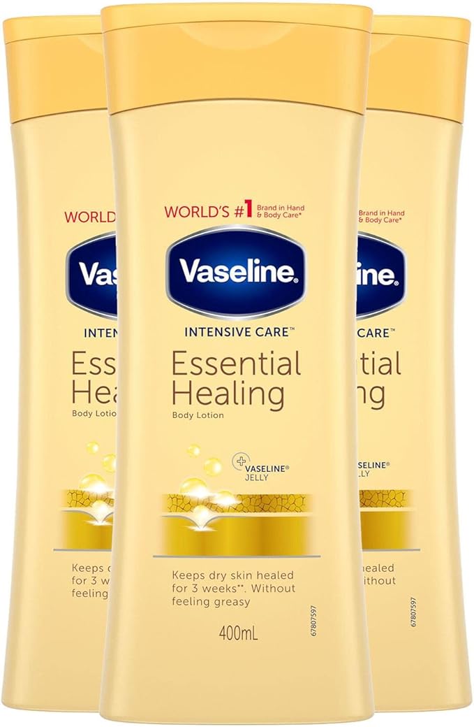 Vaseline Intensive Care Essential Healing Lotion 400 ml Pack of 6 - Image 1