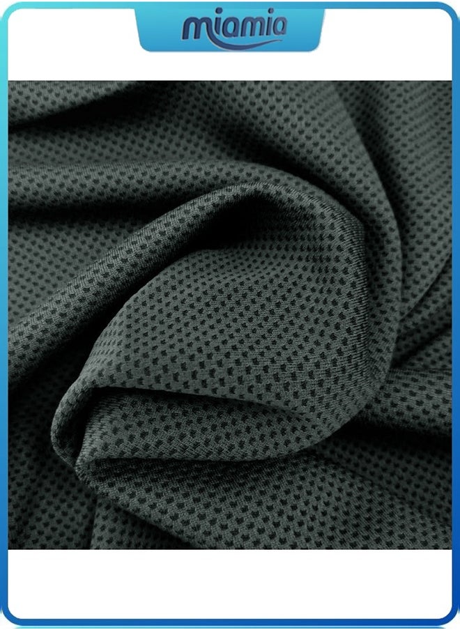 Miamia 2 Pack Cooling Towel Soft Breathable Sweat Towel Microfibre Fitness Towel Cooling Cold Towels for Neck for Travel Hiking Gym Yoga  - Image 4