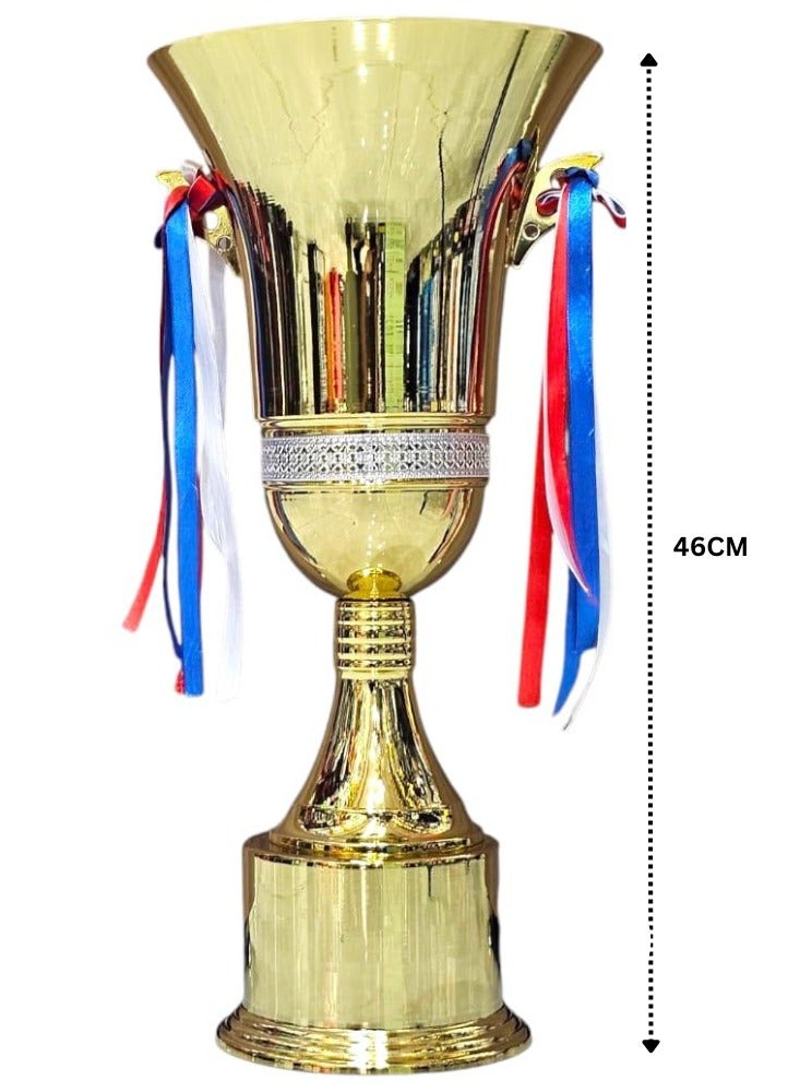 Spall 46cm Trophies, Medals Awards Gold Trophy Made of Resin Honor Trophy Souvenir Prizes for the Talent Show Competition Trophy for the Award for Outstanding Singers and Actors - Image 2