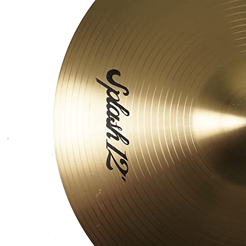 Wambooka Cymbals S Flat Splash 12 Inch (30.5 cm) - Traditional Alloy Finish - For students - Image 4