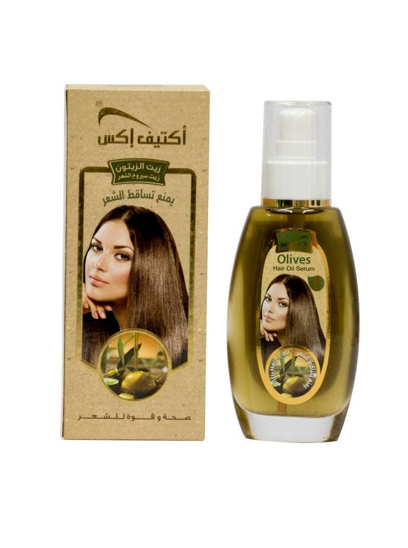 سيروم زيت الشعر أكتيف إكس 100 مل 10 في 1 لمكافحة تساقط الشعر (زيت الزيتون) | يغذي ويقوي الشعر