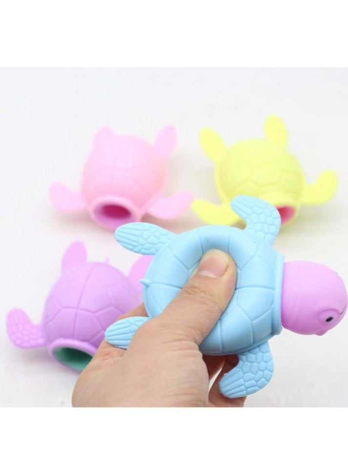 High Quality Funny Turtle Toys, Soft and Durable Stress Relief Toy, Anti-Stress Toys for Kids and Adults "Baby Blue" - Image 1