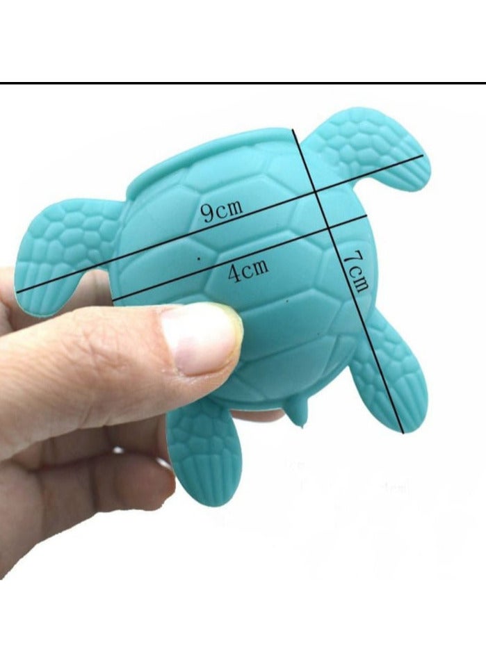 High Quality Funny Turtle Toys, Soft and Durable Stress Relief Toy, Anti-Stress Toys for Kids and Adults "Baby Blue" - Image 3