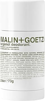 (MALIN+GOETZ) Malin Goetz Bergamot Deodorant Stick For Unisex 26 Oz Deodorant Stick73g - Image 1