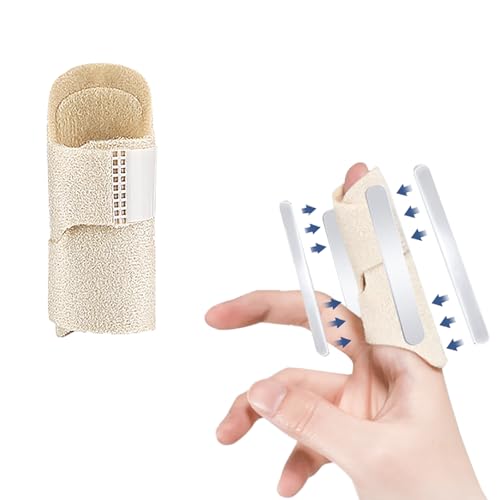 Obtheleg Finger Splint, Thumb Splint for Broken/Straightening/Arthritis, Adjustable Mallet Splint and Hand Brace, Breathable Finger Support Suitable for Each Finger - 1pc (S) - Image 1