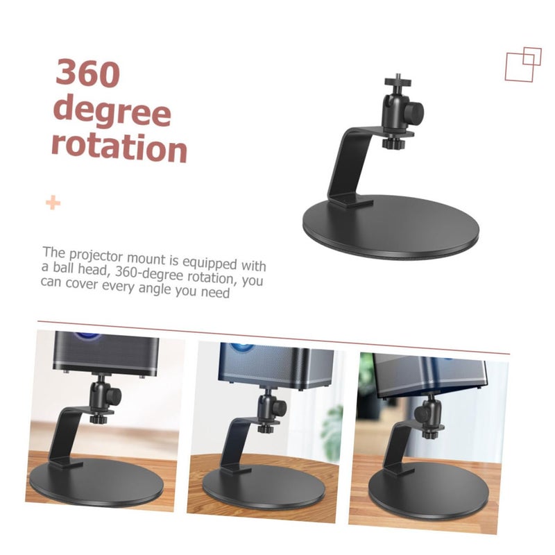 Adjustable Portable Projector Stand Gimbal Table Mount for Mini Projectors Lightweight Design - Image 4