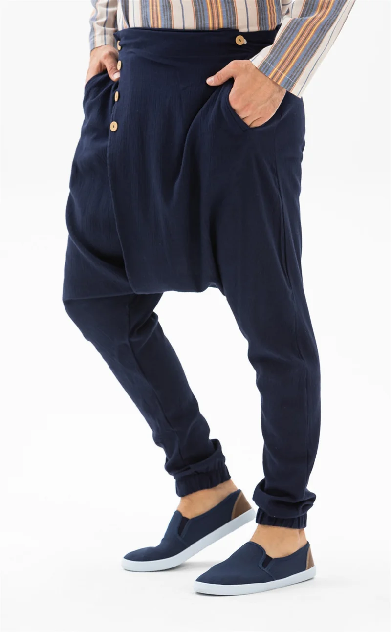 اليش شيل بيزي Free Sile Cloth Shalwar Navy Blue Lcvt