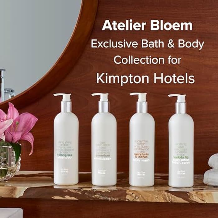 Atelier Bloem Geranium Strengthening Conditioner - Kimpton Hotel Collection - Bath & Body - Basil, Green Apple, Neroli, Sandalwood, Cardamom and Geranium - 16 oz. - Image 4