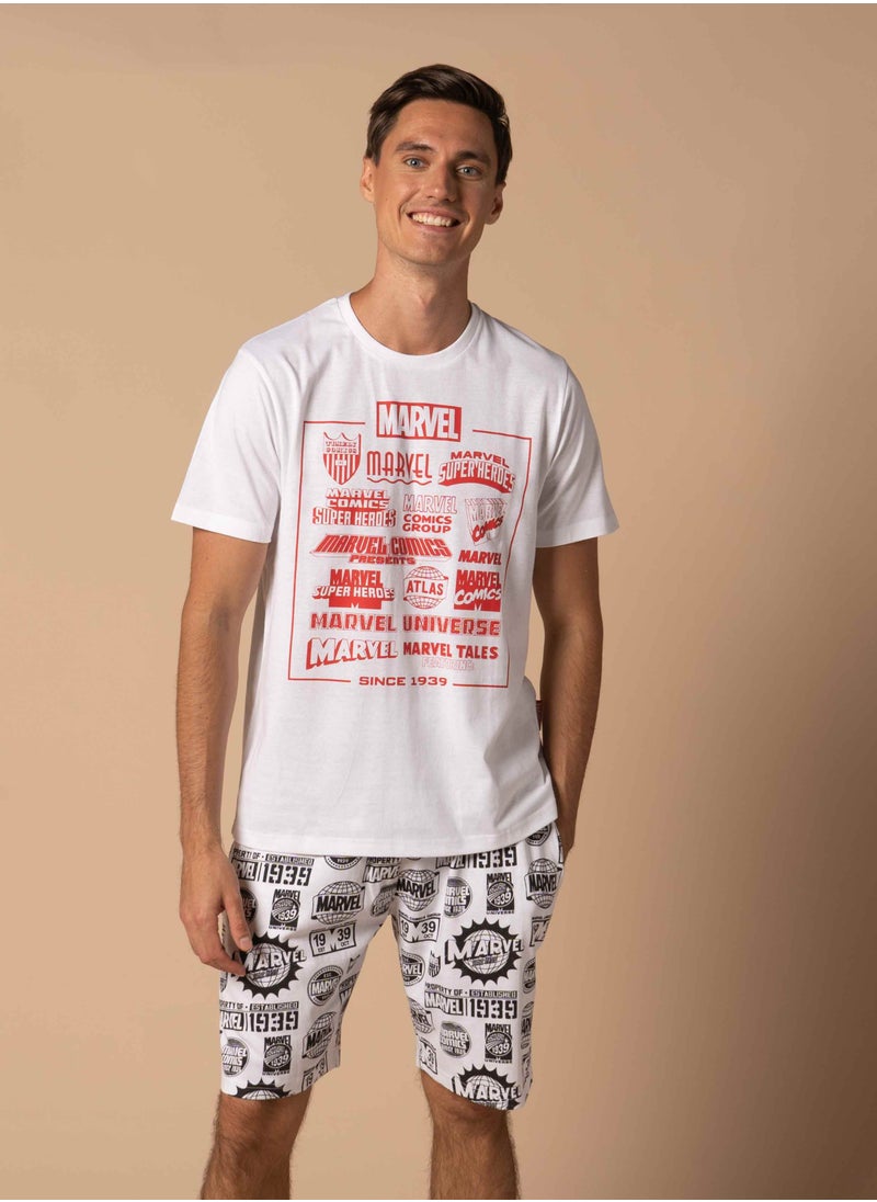 UrbanHaul - Marvel Comics Mens Shorts set - Image 1