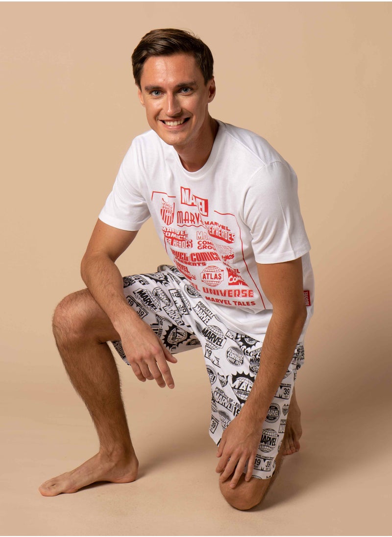 UrbanHaul - Marvel Comics Mens Shorts set - Image 1