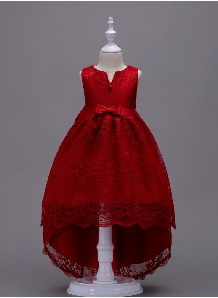 Best Gift Fashion Flower Kids Party Dress For Girl Children Costume Dress Elegant Embroidery Princess Dresses Vestido Girls Evening Clothes  - Image 2