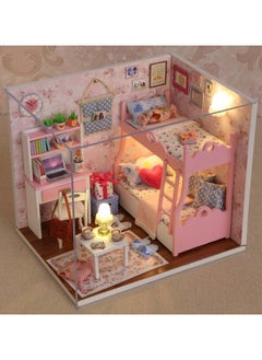 LELE BROTHER Children's Handmade DIY Cottage 3D Stereoscopic Puzzle Model 