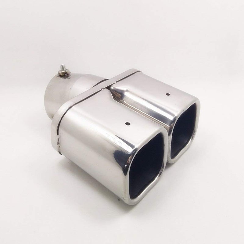 Oshotto Stainless Steel SS-010 Car Exhaust Muffler Silencer Cover Compatible with Toyota Etios (Chrome) - Image 2