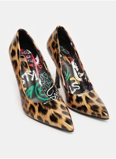 DejaVu Patterned Pointed Heels  - Image 3