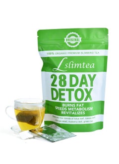 Winstown 28-Day Organic Weight Loss Tea: Promotes Fat Digestion and Absorption, Aids Bowel Movement, Supports Stomach Health, Helps Digestion, Reduces Accumulation of Abdominal Fat  - Image 1