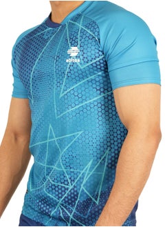 Abitos Light Blue and Blue Soccer Set – Men’s Soccer Jersey and Shorts for Athletic Performance  - Image 5