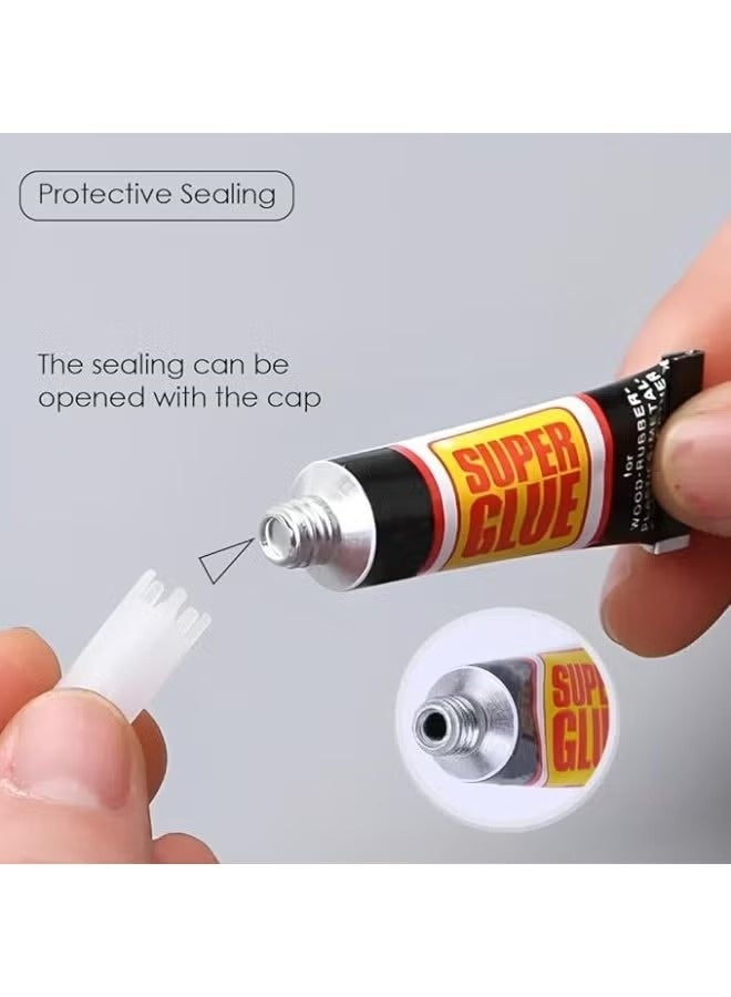 Super Glue صمغ فائق، 3 جرام أسود/أصفر - Image 2
