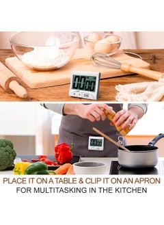 CPEX CPEX Digital Kitchen Timer 3 Large Display Stopwatch Loud Alarm Magnetic Back for Cooking Classroom Teachers Kids Games Sports Timer for Workouts Exercise  - Image 5