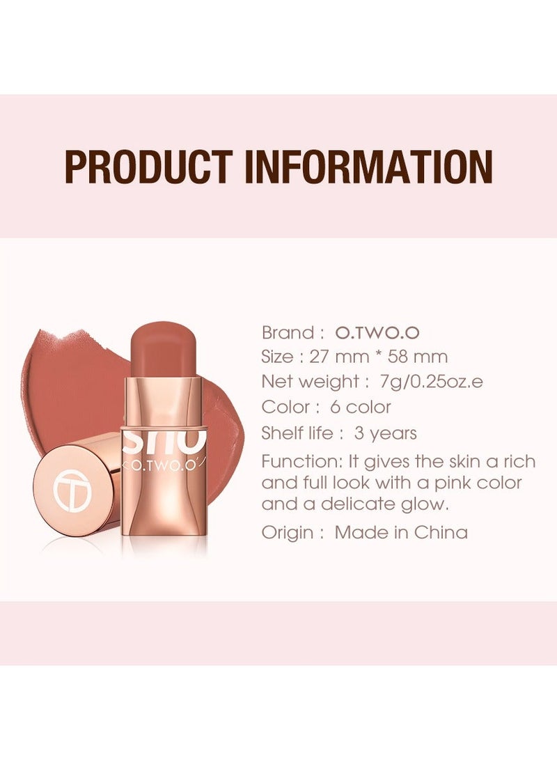O.TWO.O Blush Stick Glow 03 Tea - 7g - Image 2