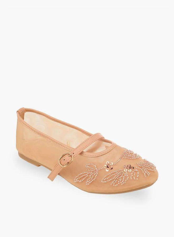 Flora Bella By Shoexpress Flora Bella Women Embellished Mary Jane Shoes
